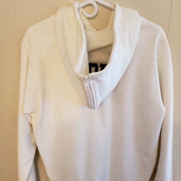 Supreme White Zip Hoodie - Picture 3 of 4